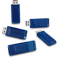 Verbatim 16GB USB Flash Drive - 5pk - Blue (99810)