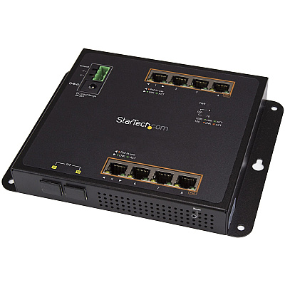 StarTech Industrial 8 + 2port Gigabit Poe+ Switch (IES101GP2SFW)