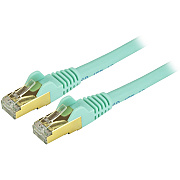 StarTech 6 In Cat6a Ethernet Cable - Stp Aqua (C6ASPAT6INAQ)