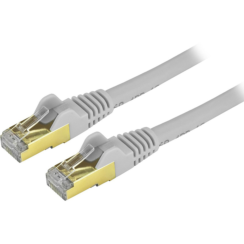 StarTech 20 Ft Cat6a Ethernet Cable - Stp Gray (C6ASPAT20GR)