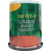 Compucessory DVD Recordable Media - DVD-R - 16x - 4.70 GB - 100 Pack (72103)