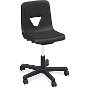 Lorell Classroom Adjustable-Height Padded Mobile Task Chair (LLR99913)