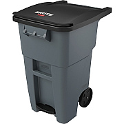 Rubbermaid Commercial Brute 50-gallon Step On Rollout Container (RCP1971956)