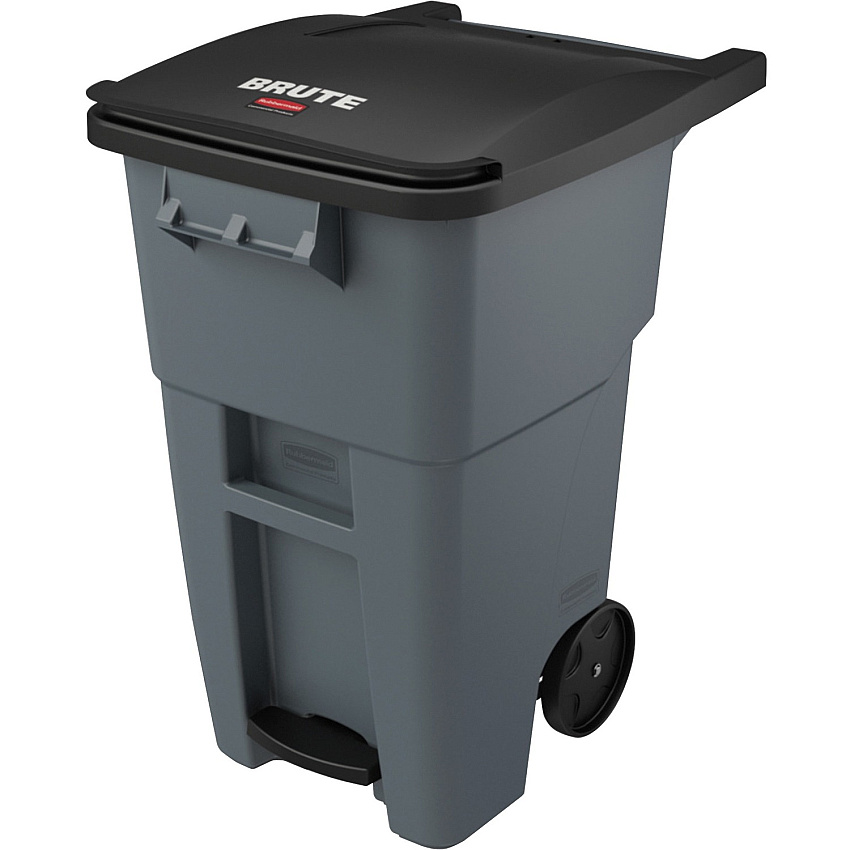 Rubbermaid Commercial Brute 50-gallon Step On Rollout Container (RCP1971956)