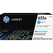 HP 655A (CF451A) Original Laser Toner Cartridge - Cyan - 1 Each