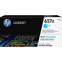 HP 657X (CF471X) Original High Yield Laser Toner Cartridge - Cyan - 1 Each