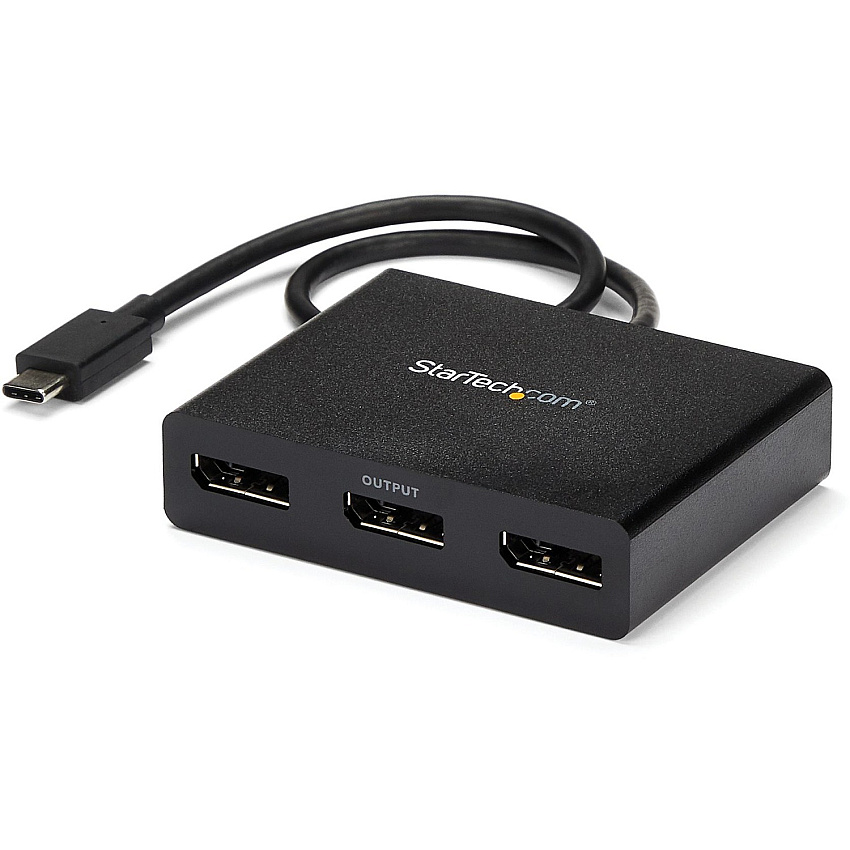 StarTech Usb-c To 3x Dp Multi Monitor Adapter Mst (MSTCDP123DP)