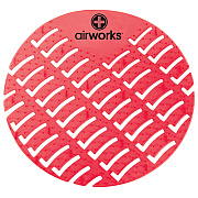 Airworks Urinal Screen, Lt. Red, Fruit Basket, 10/bx, Box Of 10 (AWUS229-BX)