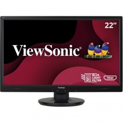 Viewsonic 22" 1080p LED Monitor with HDMI and VGA and Enhanced Viewing Comfort (VA2246MHLED)