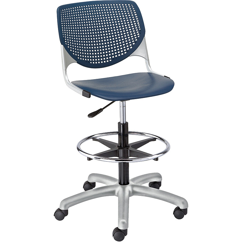 KFI Kool Collection 2300 Armless Stool with Casters (DS2300P03)