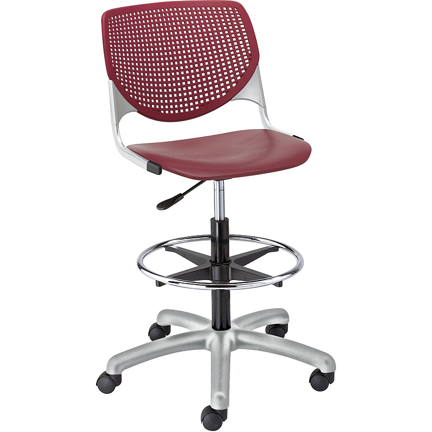 KFI Kool Collection 2300 Armless Stool with Casters (DS2300P07)