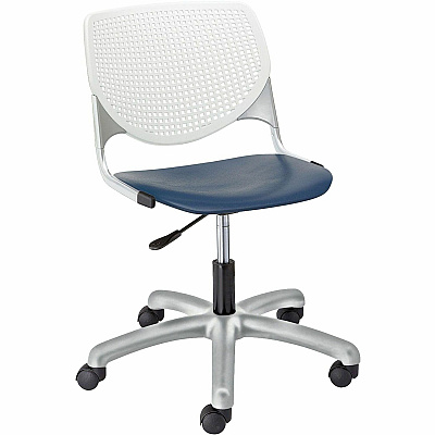 KFI Kool Collection 2300 Task Chair with Casters (TK2300B8S3)