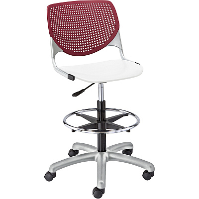 KFI Kool Collection 2300 Armless Stool with Casters (DS2300B7S8)