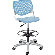 KFI Kool Collection 2300 Armless Stool with Casters (DS2300P35)