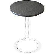 Holland Bar Stools Utility Table Top (OD30RCHAR)