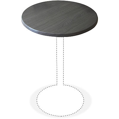 Holland Bar Stools Utility Table Top (OD30RCHAR)