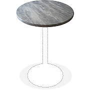 Holland Bar Stools Utility Table Top (OD36RGRYSTN)