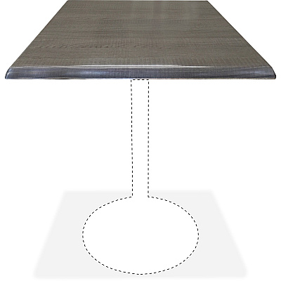 Holland Bar Stools Utility Table Top (OD30SCHAR)