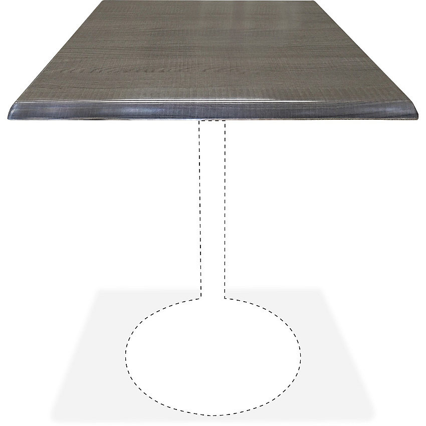 Holland Bar Stools Utility Table Top (OD30SCHAR)