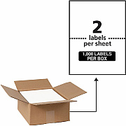 Avery 5-1/2" x 8-1/2" Labels, Ultrahold, 1,000 Labels (AVE95526)