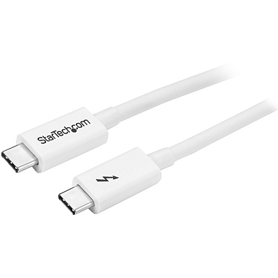 StarTech Thunderbolt 3 Cable 1m 20gbps White (TBLT3MM1MW)