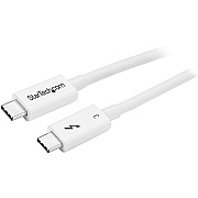 StarTech 0.5m Thunderbolt 3 Cable 40gbps White (TBLT34MM50CW)