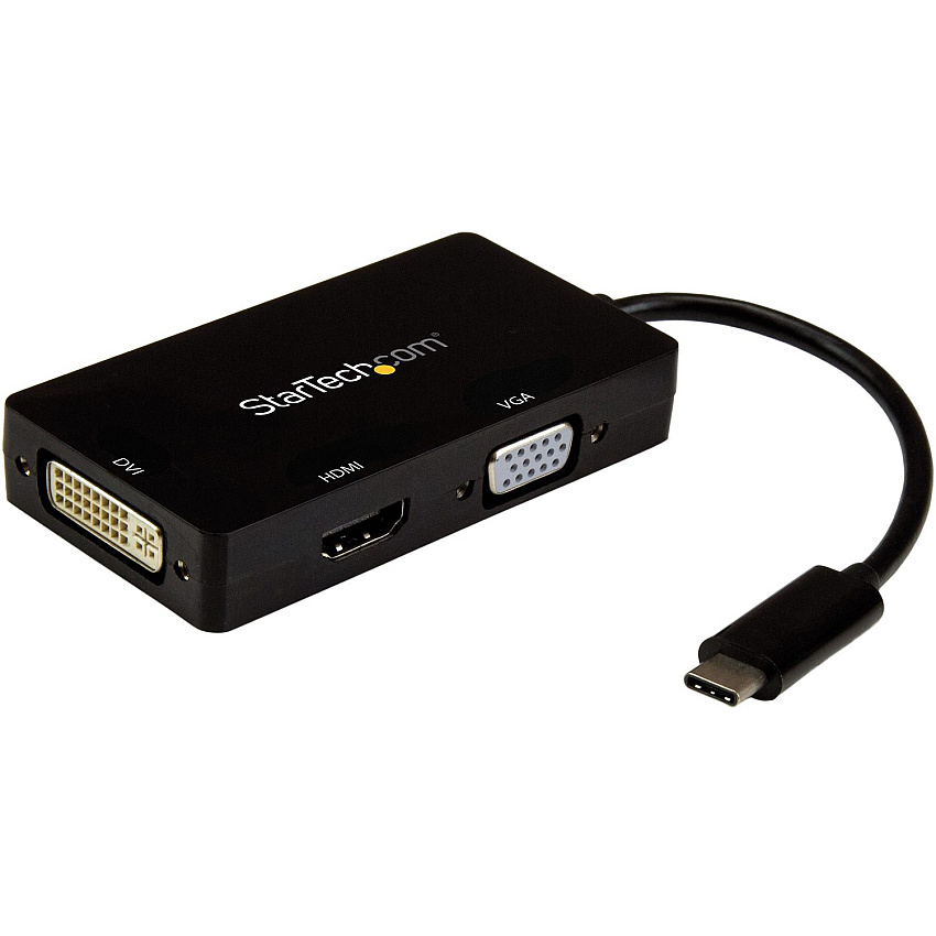 StarTech Usb-c Multiport Adapter - 3-in-1 Usb-c V (CDPVGDVHDBP)