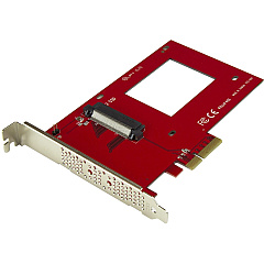StarTech Adapter, U.2 To Pcie - 2.5" U.2 Nvme Ssd (PEX4SFF8639)