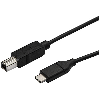 StarTech Printer Cable Usb C To B - 0.5m Usb 2.0 (USB2CB50CM)
