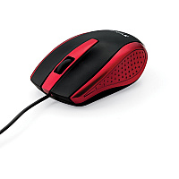 Verbatim Corded Notebook Optical Mouse - Red (VER99742)