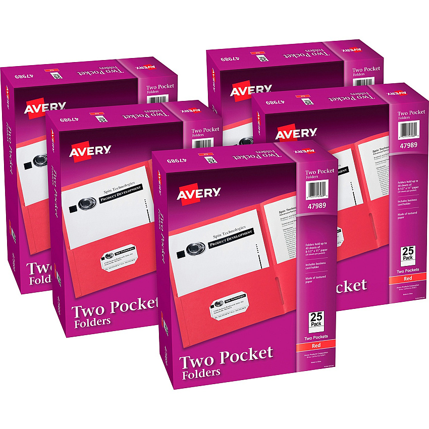Avery Letter Pocket Folder (AVE47989CT)