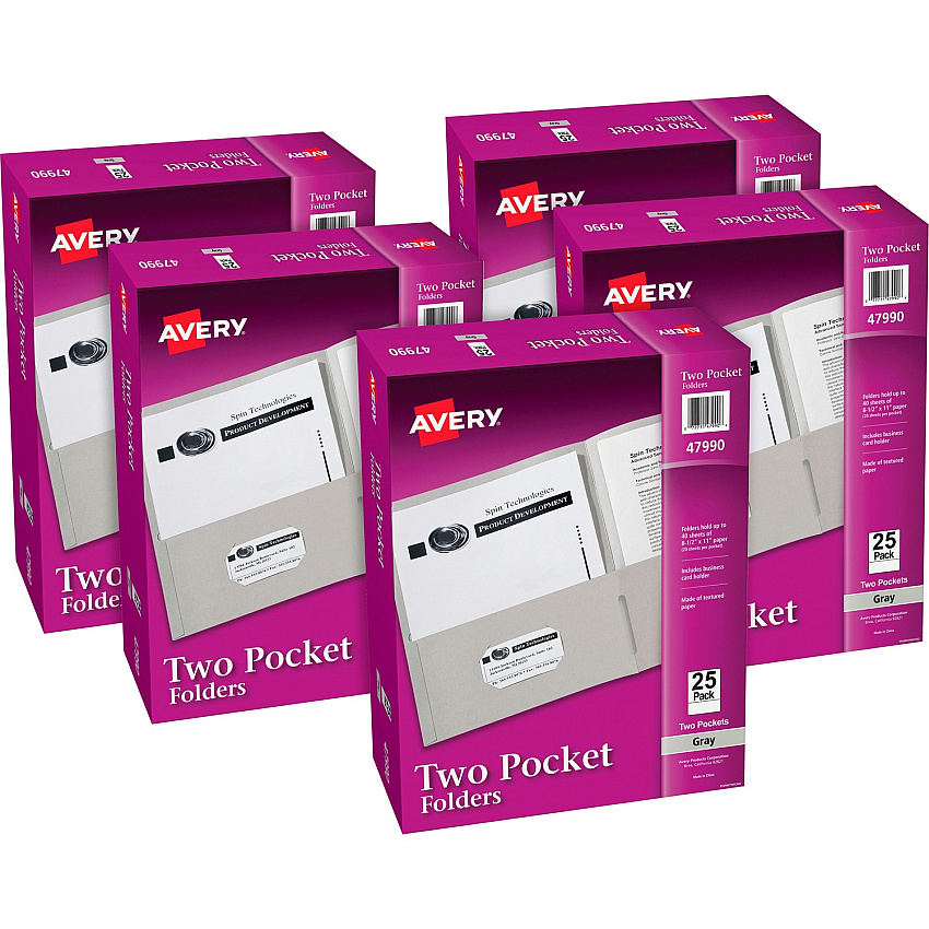 Avery Letter Pocket Folder (AVE47990CT)