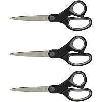 Sparco Straight Scissors w/Rubber Grip Handle (SPR25226BD)