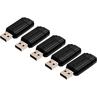 Verbatim PinStripe USB Flash Drives (VER49062BD)