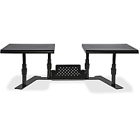 Allsop Metal Art ErgoTwin Height Adjustable Dual Monitor Stand - (31883)