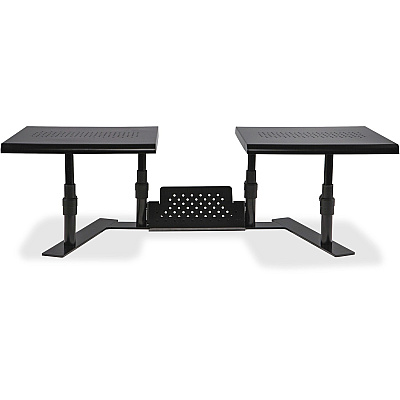 Allsop Metal Art ErgoTwin Height Adjustable Dual Monitor Stand - (31883)