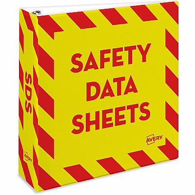 Avery 3" Heavy-Duty Industrial SDS Binder - One-Touch Rings (AVE18952)