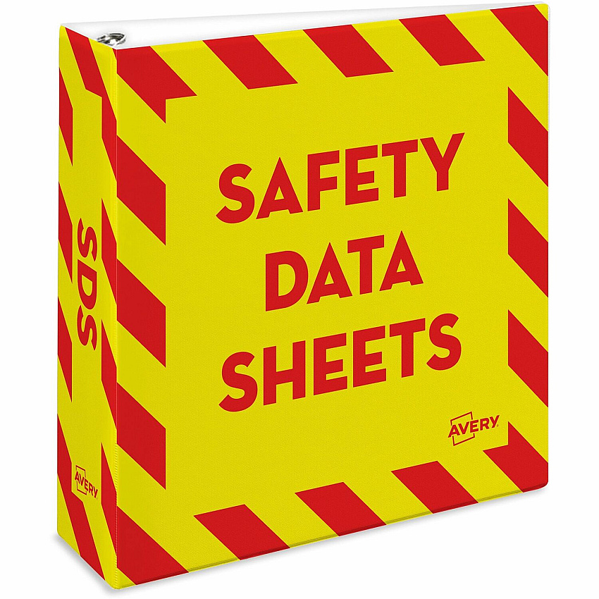 Avery 3" Heavy-Duty Industrial SDS Binder - One-Touch Rings (AVE18952)