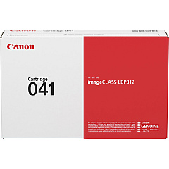 Canon 041 Original Standard Yield Laser Toner Cartridge - Black - 1 Each (CNMCRTDG041)