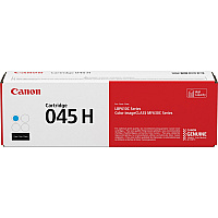 Canon 045H Original High Yield Laser Toner Cartridge - Cyan - 1 Each (CNMCRTDG045HC)