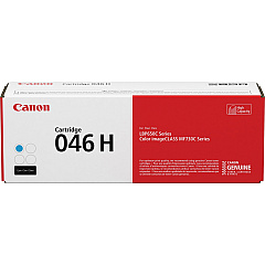 Canon 046H Original High Yield Laser Toner Cartridge - Cyan - 1 Each (CNMCRTDG046HC)
