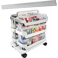 deflecto Stackable Caddy Organizer Multi-Pack Bundle (DEF329003BB)