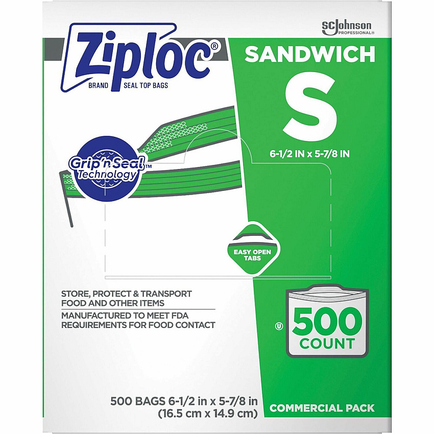 Ziploc Seal Top Sandwich Bags (SJN682255)