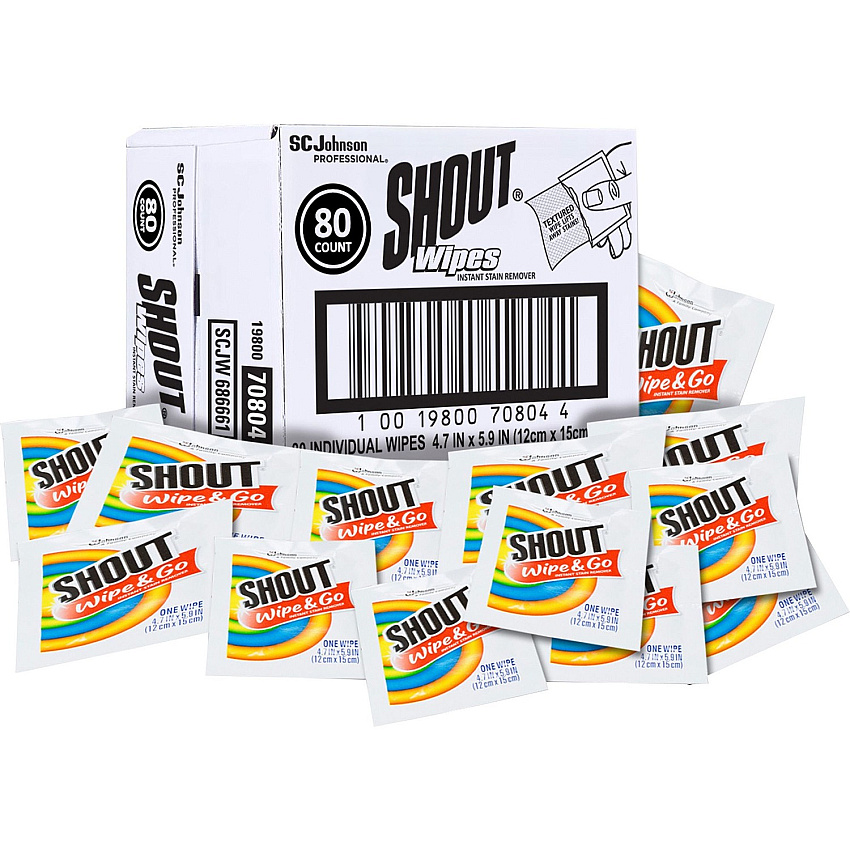 Shout Wipes Instant Stain Remover (SJN686661)