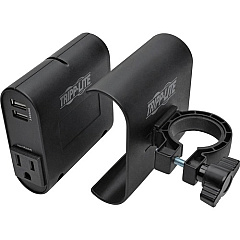 Tripp Lite AC/USB Charging Clip for Display Mounts w/ 2 USB Ports & 2 5-15R (DMACUSB)