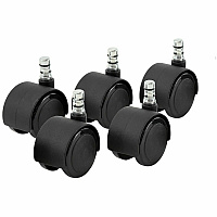 Master Caster Duet Noiseless Chair Mat Casters (MAS64328)