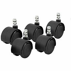 Master Caster Duet Noiseless Chair Mat Casters (MAS64328)