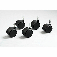 Master Caster Duet Noiseless Chair Mat Casters (MAS64330)