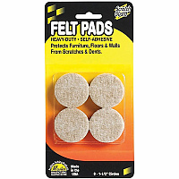 Scratch Guard Self-Adhesive Felt Circles (MAS88497)