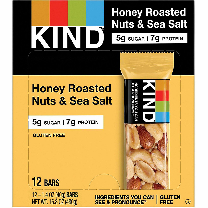 KIND Honey Roasted Nuts & Sea Salt Bars (KND19990)